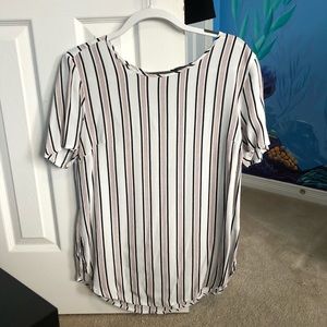 White striped blouse